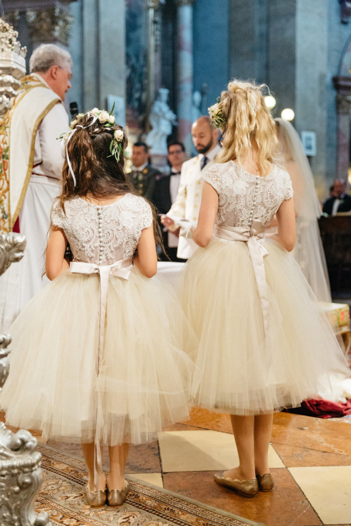 Champagne Flower Girl Dresses  Couture Dressmaker for Anagrassia