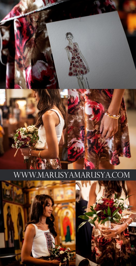 bridesmaid dress collage