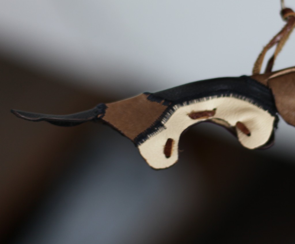 beagle genuine leather keychain marusya