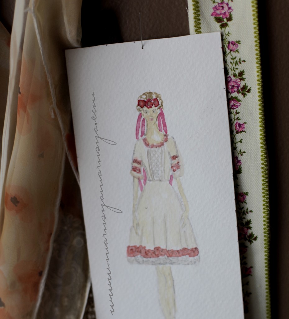 ukrainian russian wedding dress embroidery