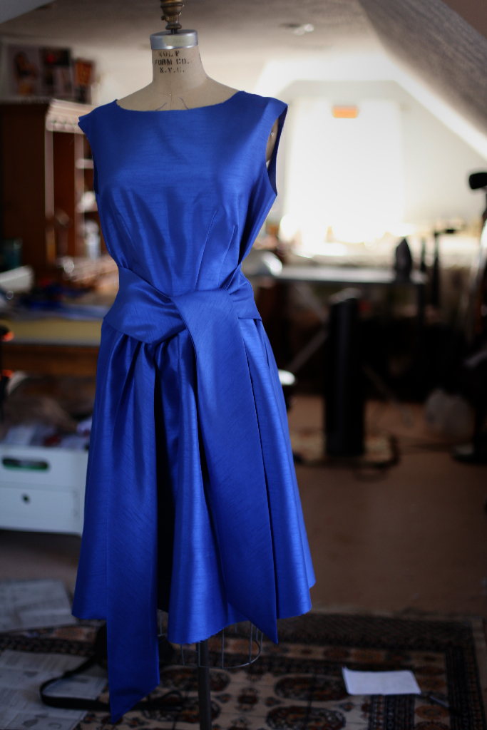 Blue Bridesmaid Dress