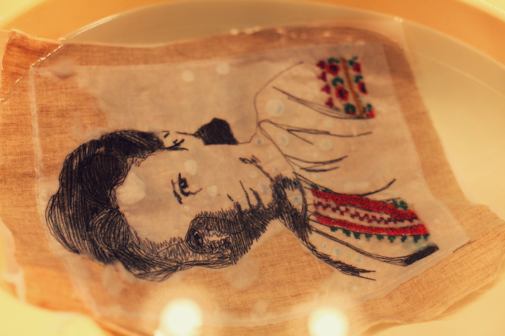 babcha ukrainian mixed media embroidery photograph 2014