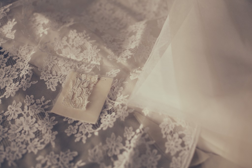 alencon lace wedding dress