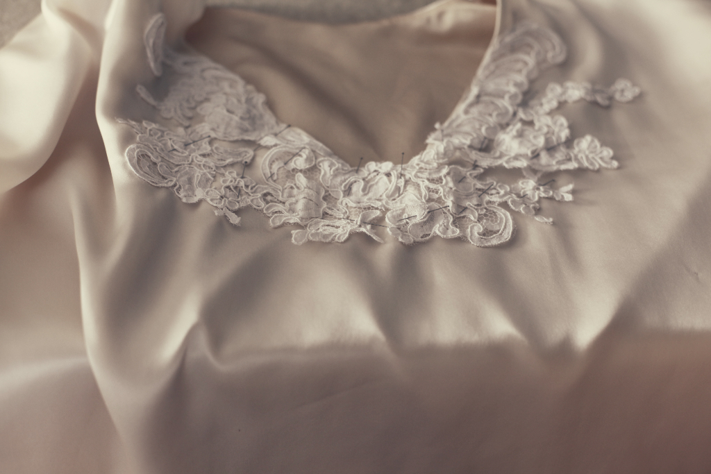 handmade bridal top
