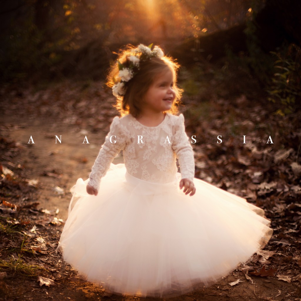 Alencon, ivory, white, lace, leotard, bridal, wedding, flower, girl, dress, blush, onesie, fall, winter, champagne, black, communion, tulle, tutu, floral, crown, anagrassia, south bend, photographer, chicago, michigan, chantilly, flower girl, flower, floral, crown, winter, fall, top, best, handmade, custom, photography by anastassia, ukrainian