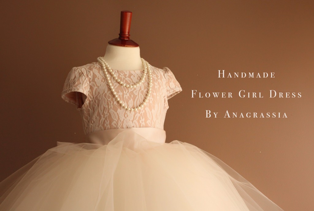 Champagne ivory tulle leotard chantilly lace flower girl