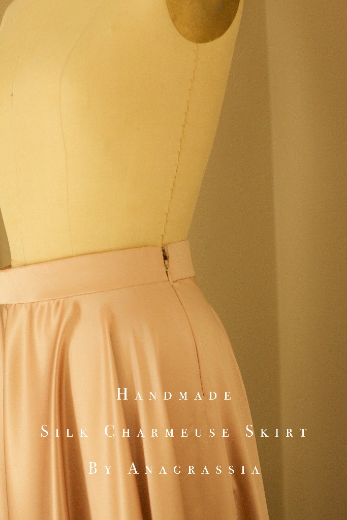 Pink Blush Alencon Lace Crop Top Bodysuit & Long Dusty Rose Skirt For Bride Bridesmaids Wedding, Custom Handmade, Ukrainian Seamstress, Dress, Ivory, charmeuse