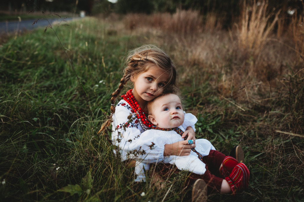 Ukrainian embroidered linen dresses