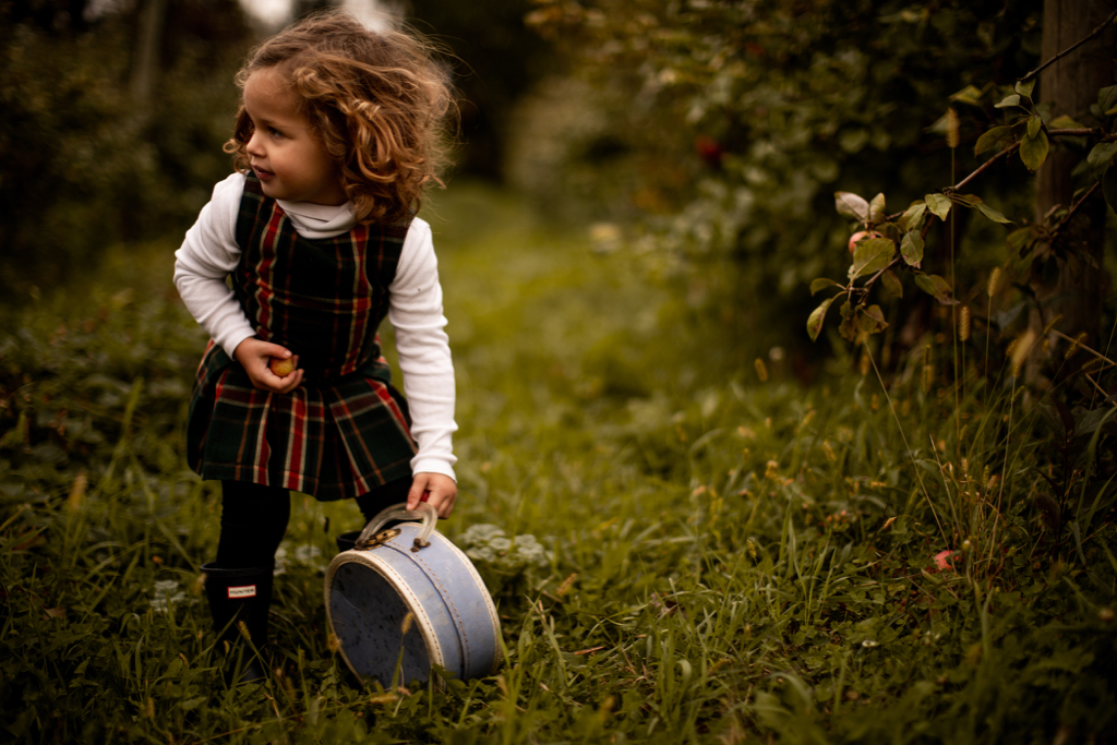 Green Plaid Girls Dress