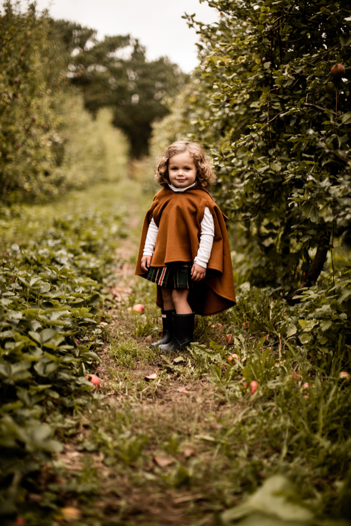 gold wool cape kids