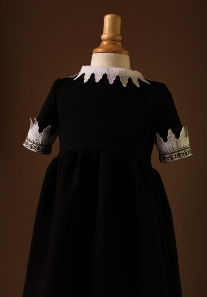 girls funeral dress