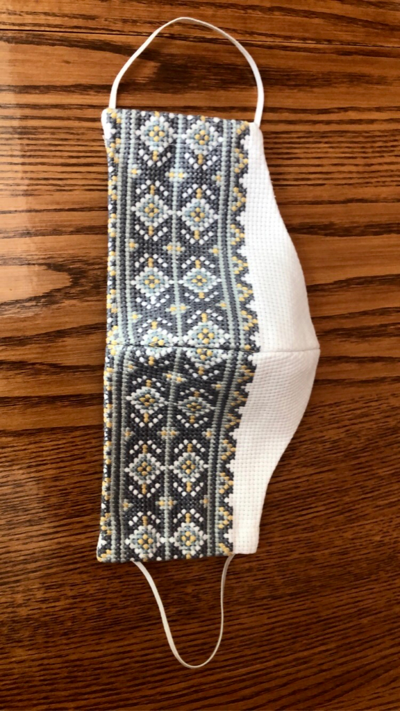 Hand Embroidered face mask Ukrainian