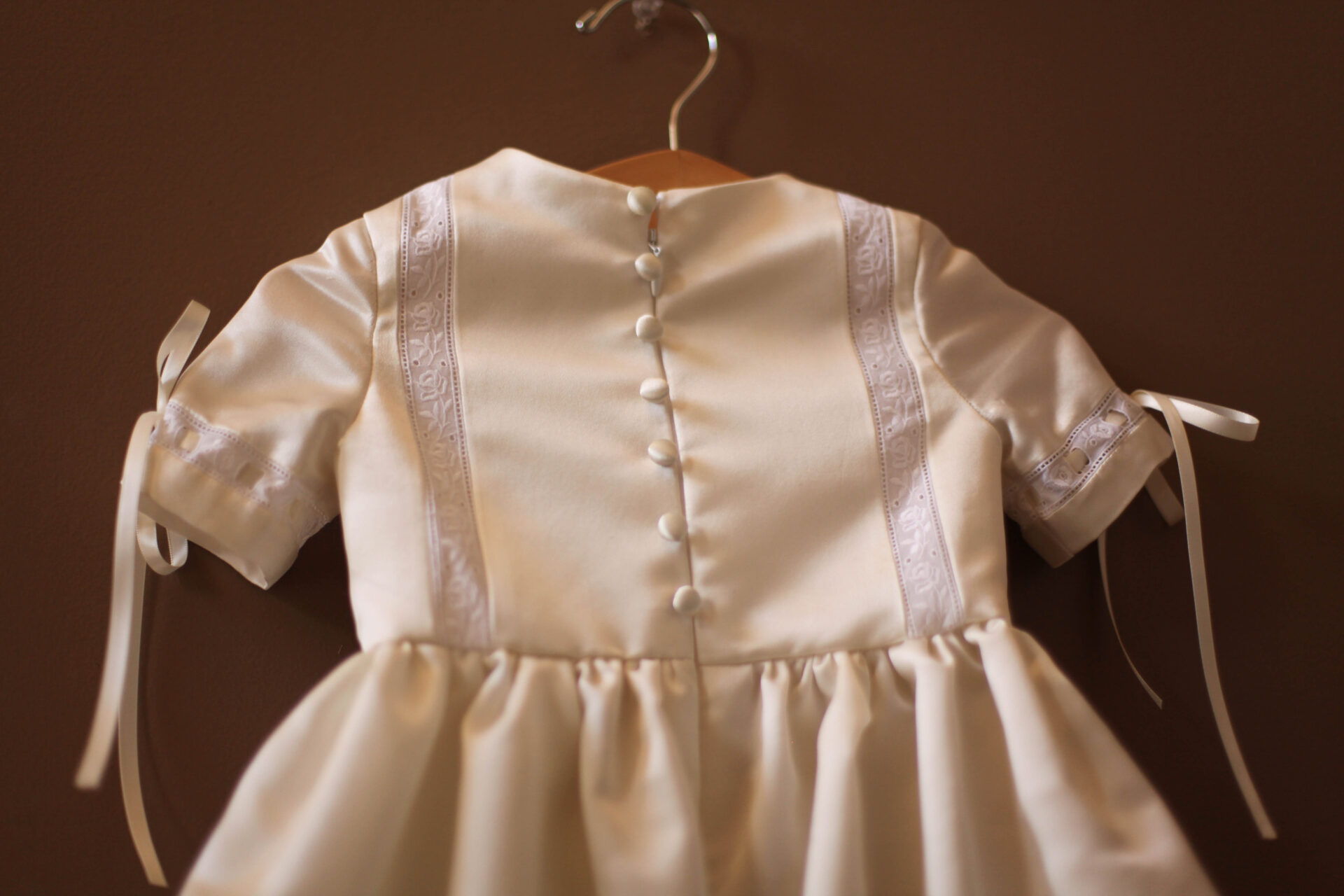 handmade baptismal gown