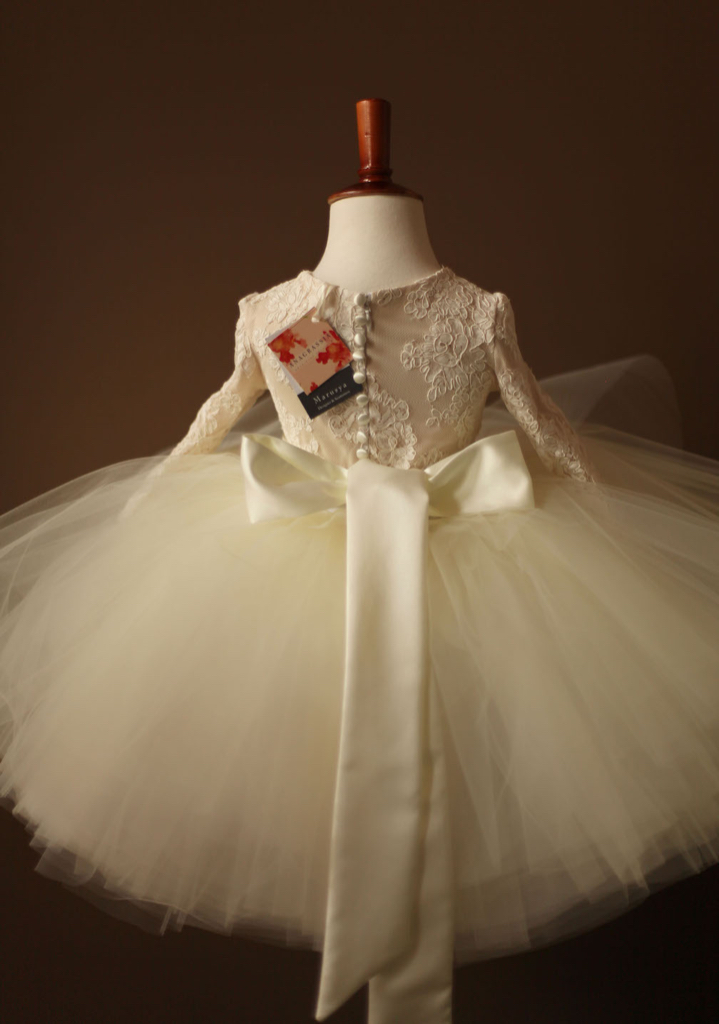 flower girl dress lace