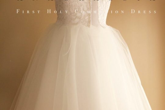 crop top communion dress