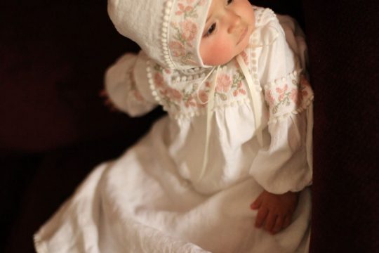 Christening Gown Long Sleeve