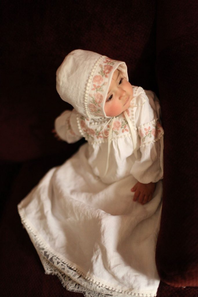 Christening Gown Long Sleeve