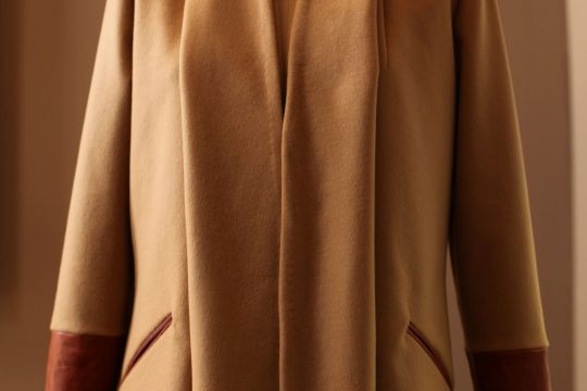 women's wool coat camel