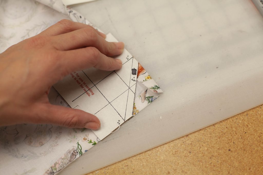 how to sew mitered corners tutorial