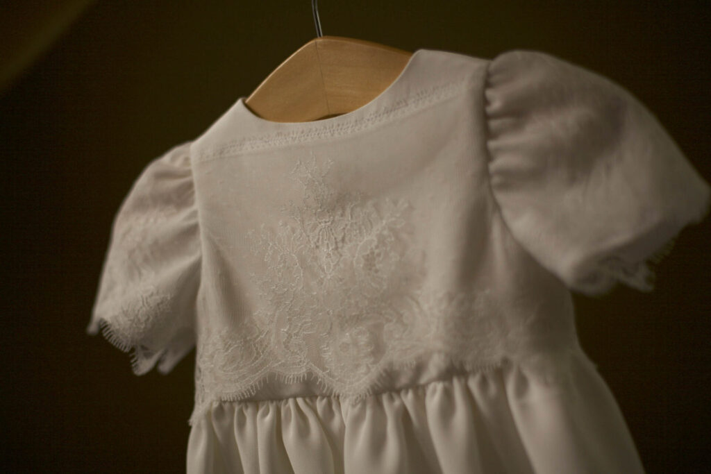 long silk christening gown